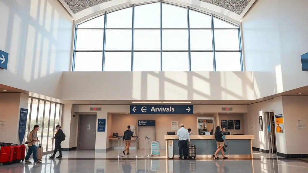 Essaouira-Mogador Airport arrivals terminal
